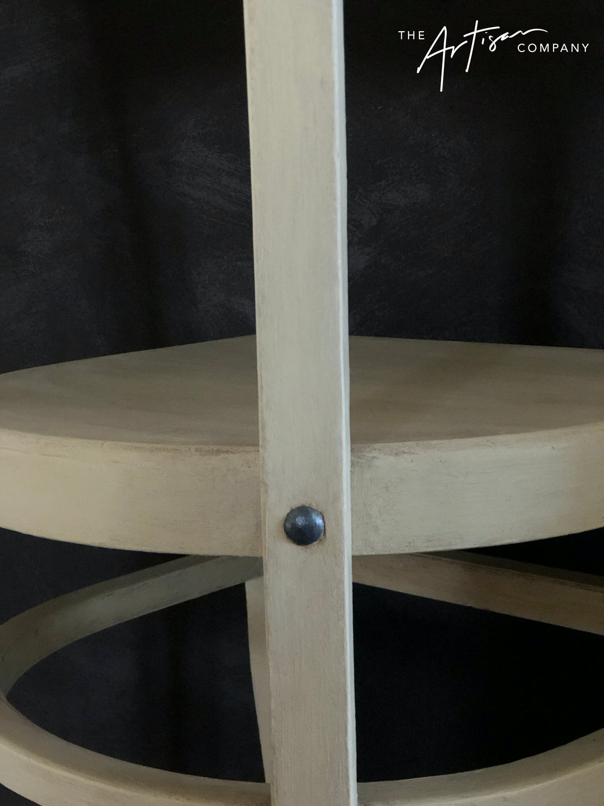 Not For Sale - Commission Chair in Artisan Burmese & coloured waxes; Black Truffle Stone Effects on the wall