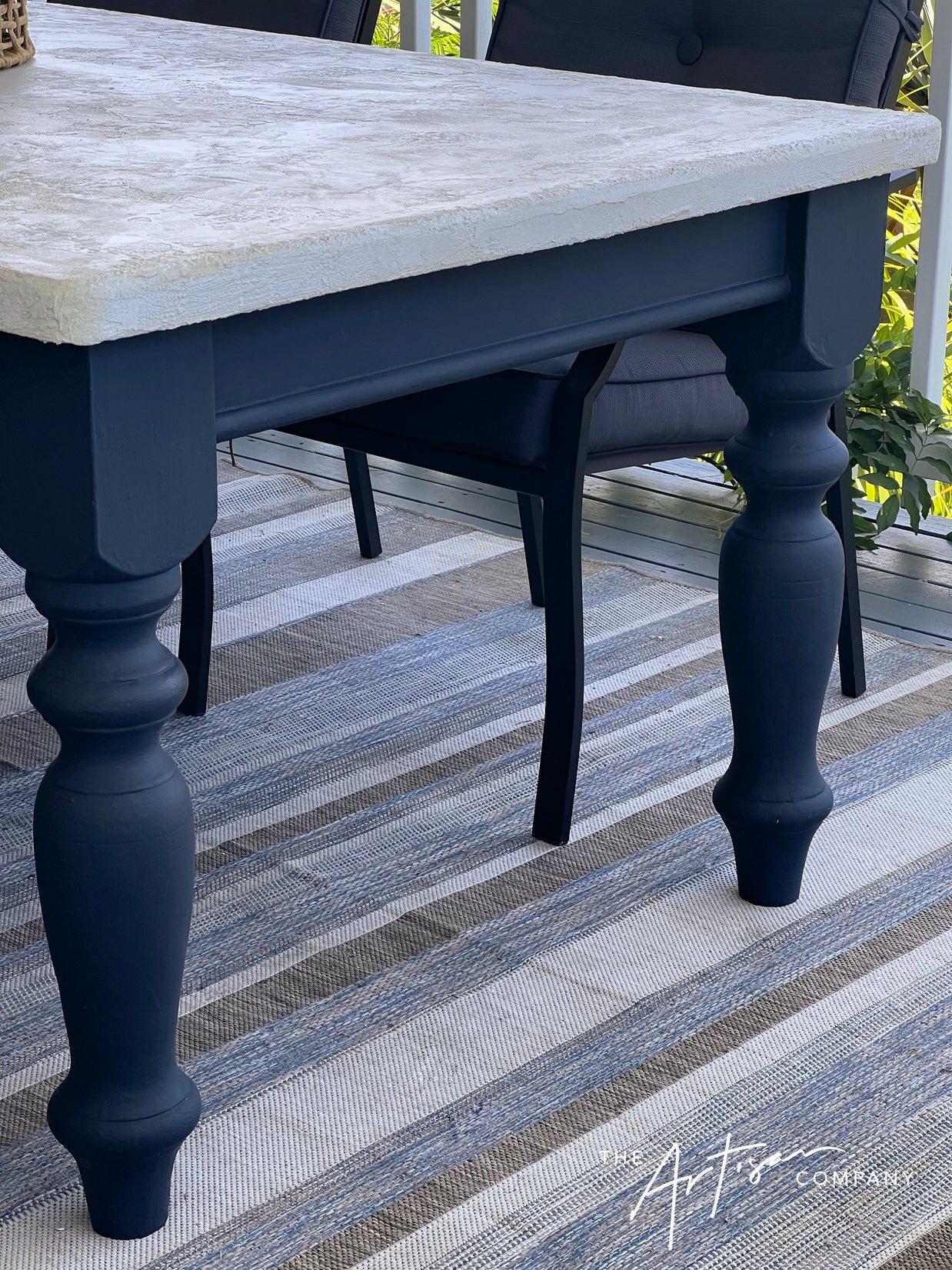 Not For Sale - Summer Project: Table in Artisan Velvet Luxe and Artisan Stone Effects Tutorial