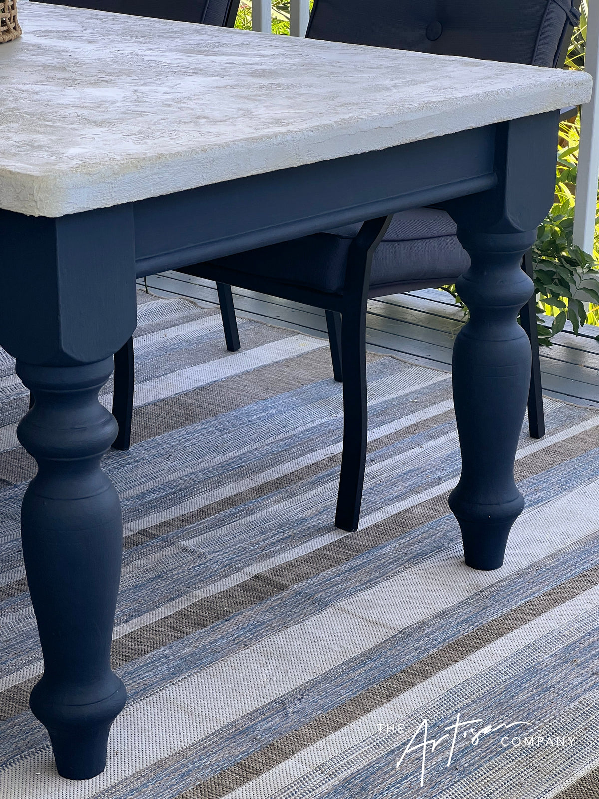 Not For Sale - Summer Project: Table in Artisan Velvet Luxe and Artisan Stone Effects Tutorial