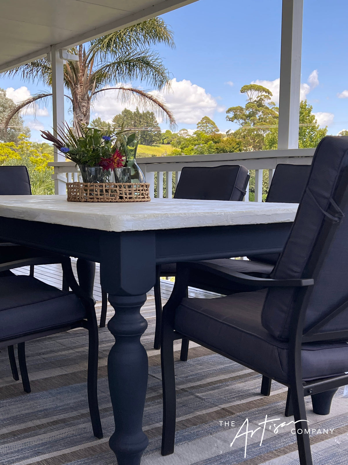 Not For Sale - Summer Project: Table in Artisan Velvet Luxe and Artisan Stone Effects Tutorial