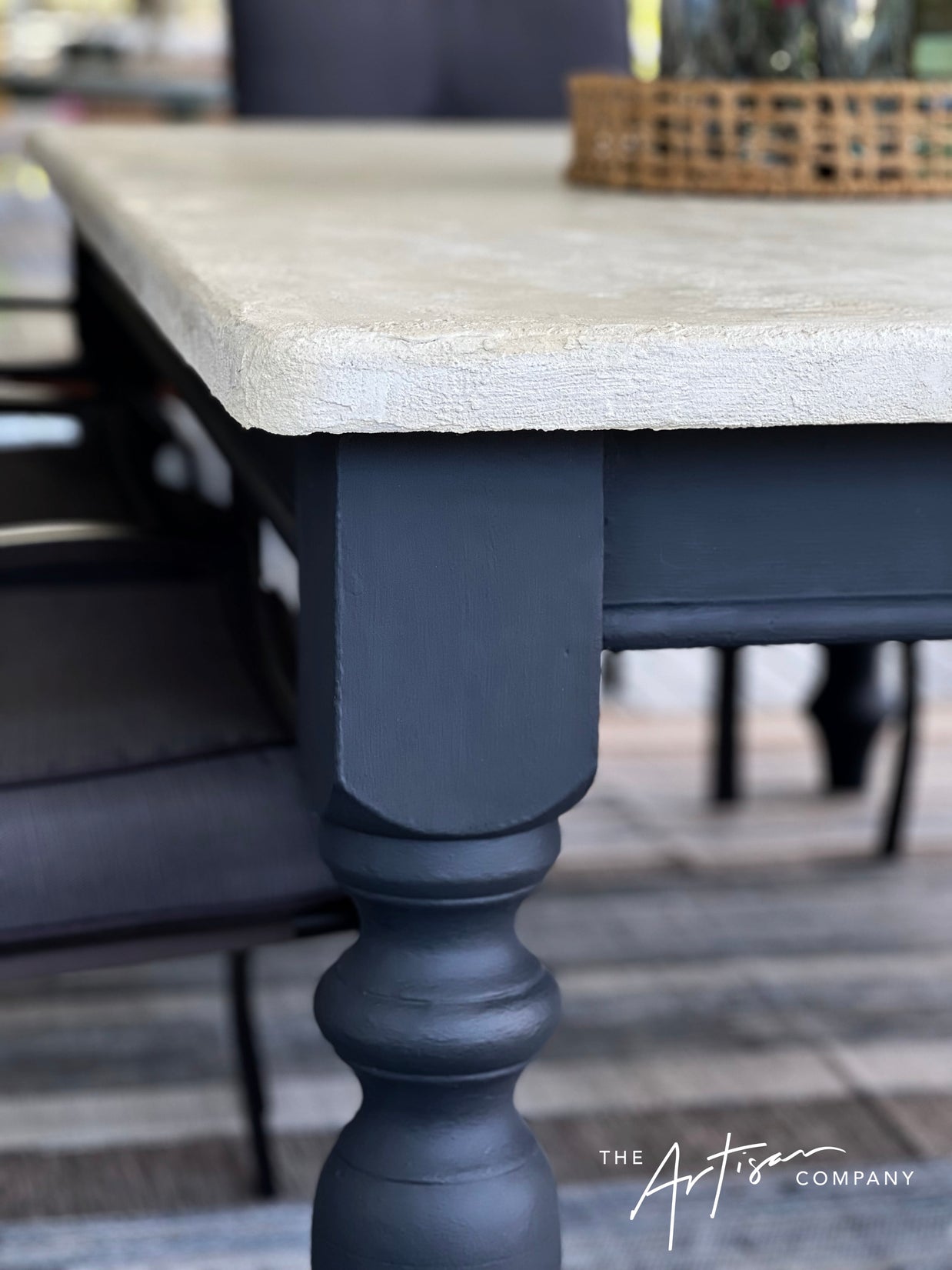 Not For Sale - Summer Project: Table in Artisan Velvet Luxe and Artisan Stone Effects Tutorial