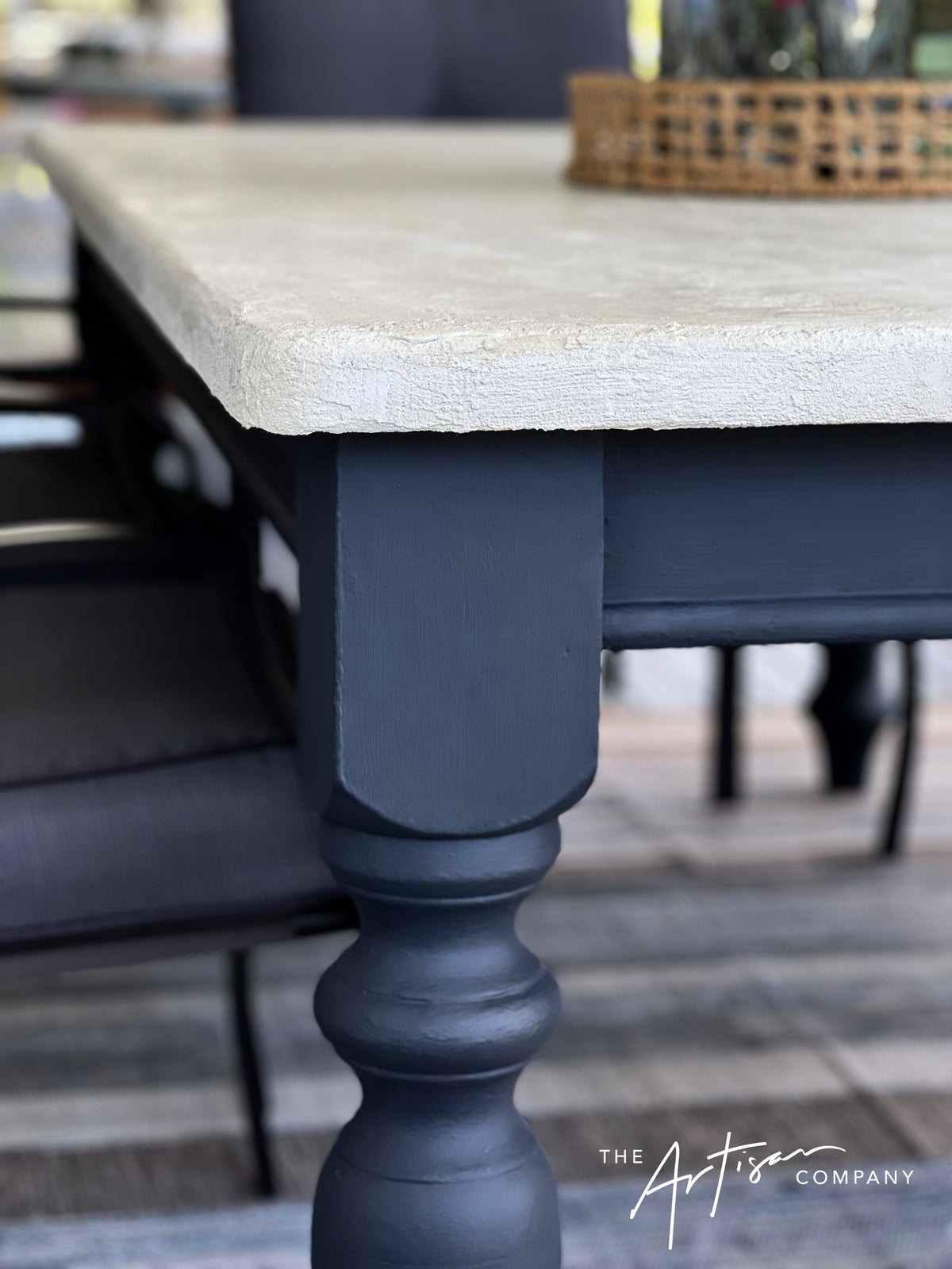 Not For Sale - Summer Project: Table in Artisan Velvet Luxe and Artisan Stone Effects Tutorial