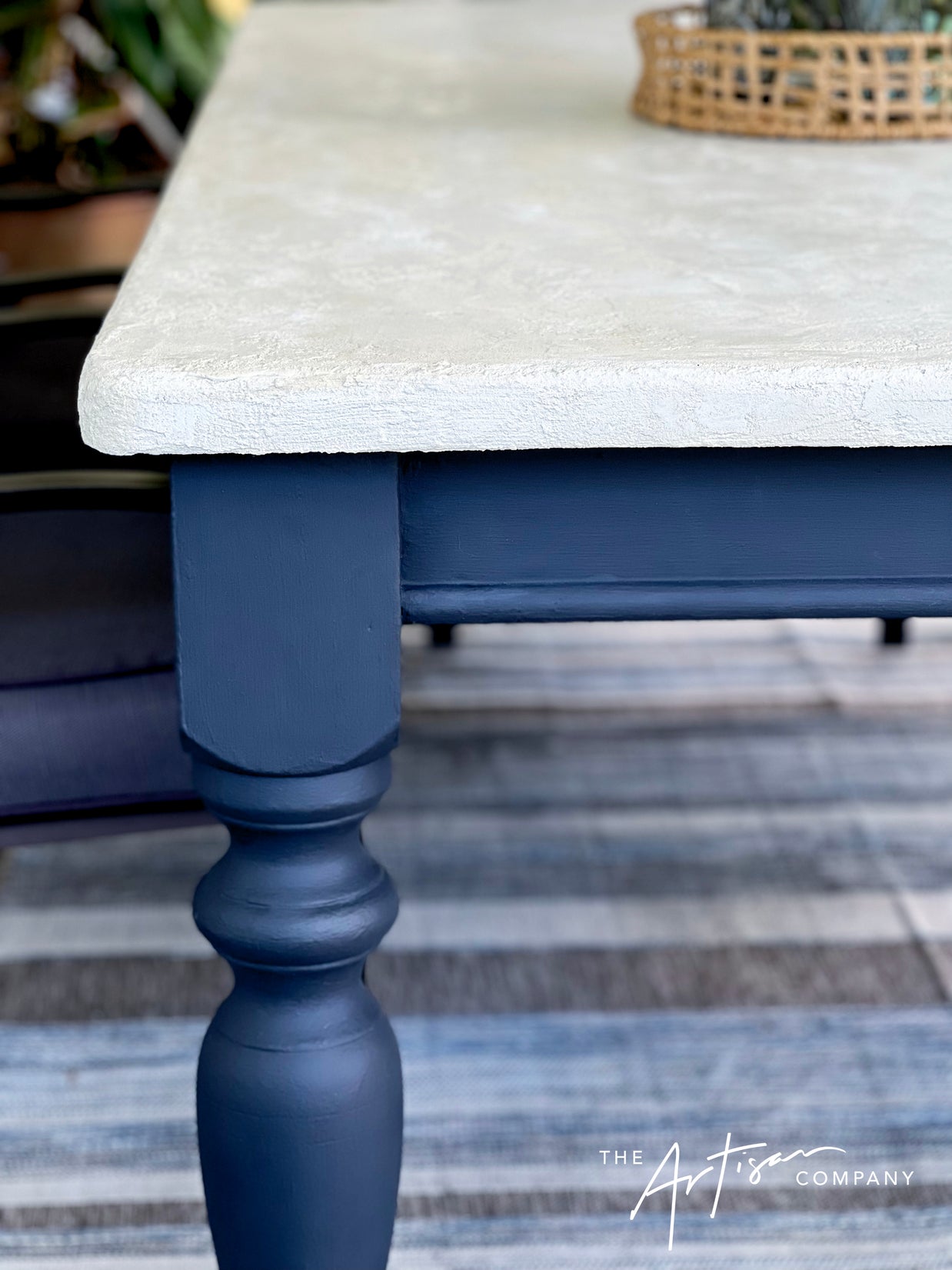 Not For Sale - Summer Project: Table in Artisan Velvet Luxe and Artisan Stone Effects Tutorial