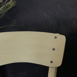 Not For Sale - Commission Chair in Artisan Burmese & coloured waxes; Black Truffle Stone Effects on the wall