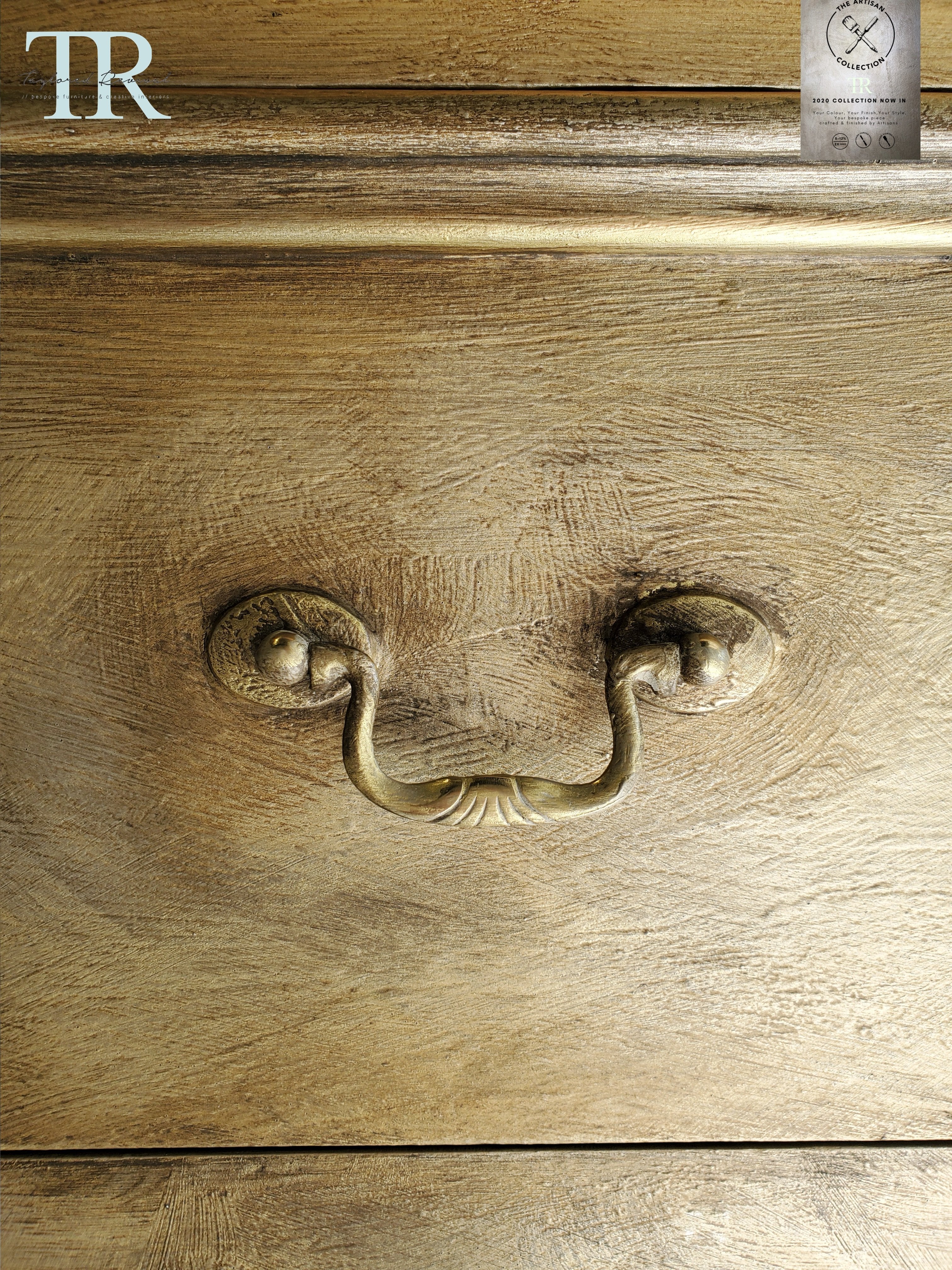 Not For Sale - Commissioned Metallic Gold Sideboard