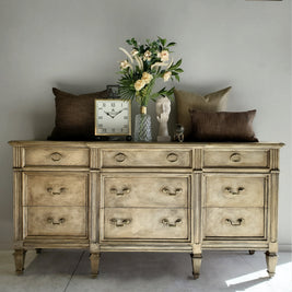 Not For Sale - Commissioned Metallic Gold Sideboard