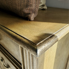 Not For Sale - Commissioned Metallic Gold Sideboard
