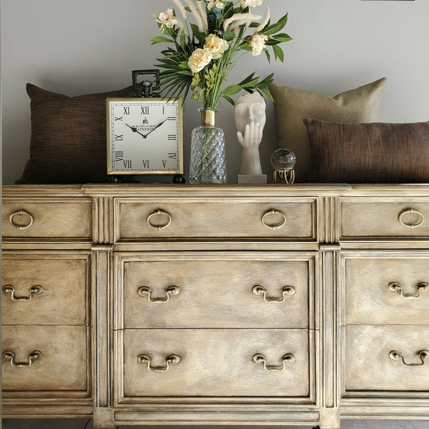 Not For Sale - Commissioned Metallic Gold Sideboard
