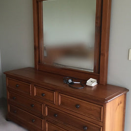Not For Sale - Commissioned Bedroom suite in French Linen Louis Blue blend
