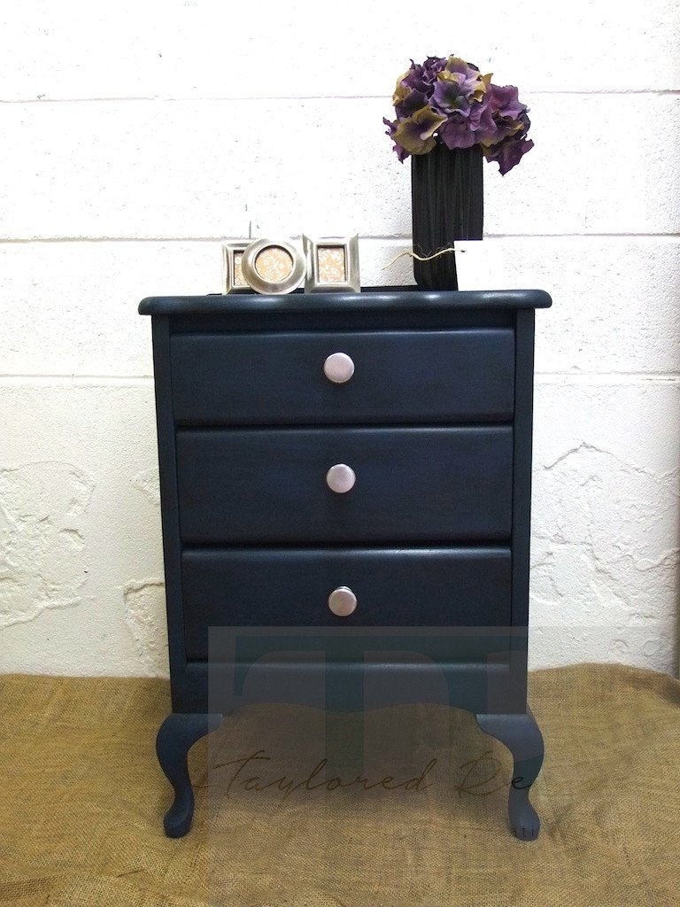 Not For Sale - Commissioned Bedside in Napoleonic Blue