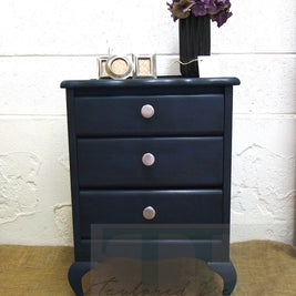 Not For Sale - Commissioned Bedside in Napoleonic Blue