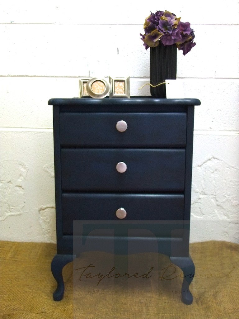 Not For Sale - Commissioned Bedside in Napoleonic Blue