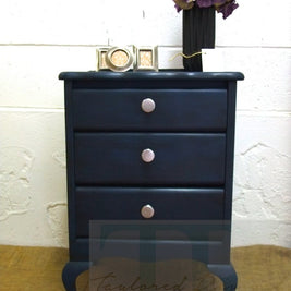 Not For Sale - Commissioned Bedside in Napoleonic Blue
