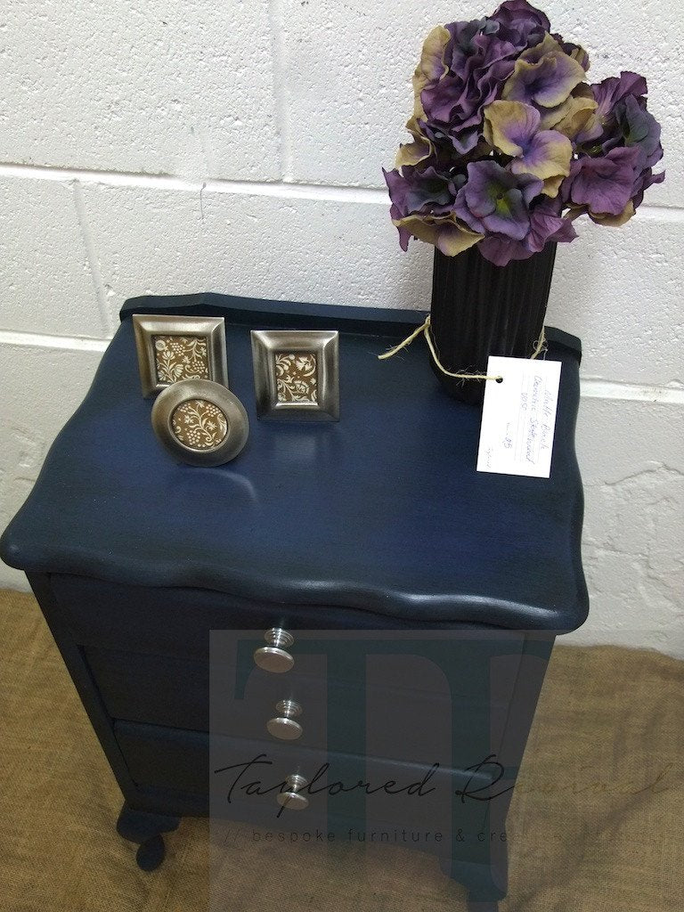 Not For Sale - Commissioned Bedside in Napoleonic Blue