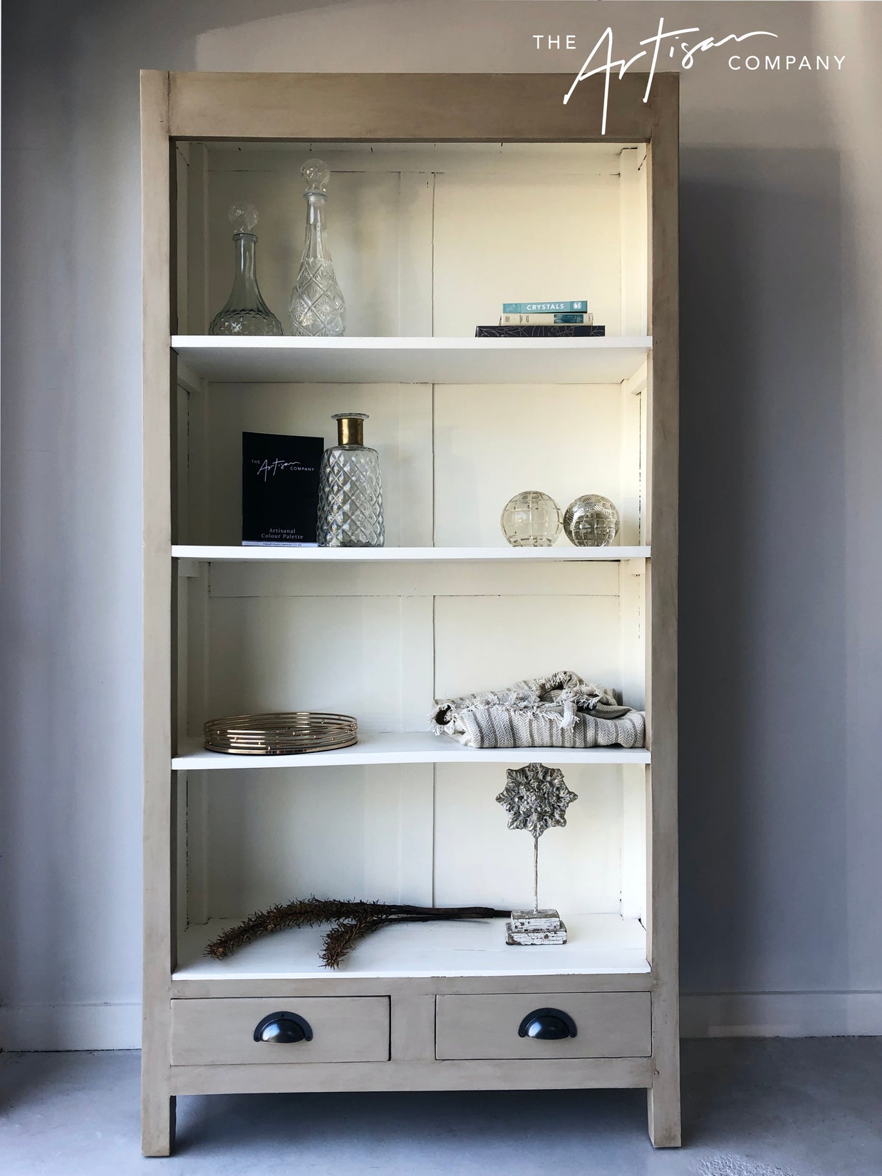 Not For Sale - Commissioned Bookcase in Artisan Premium Chalk Paint