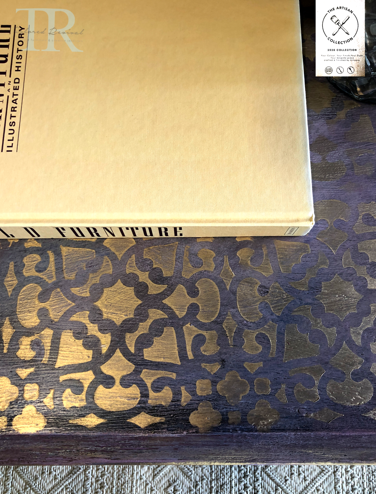 Not For Sale - Commissioned Box in Wild Heather and multiple Vintro coloured waxes in a Rustic finish
