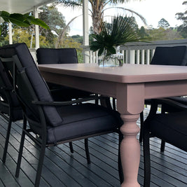 Not For Sale - Table in Bruised Petal Velvet Luxe: Hybrid Chalk Paint