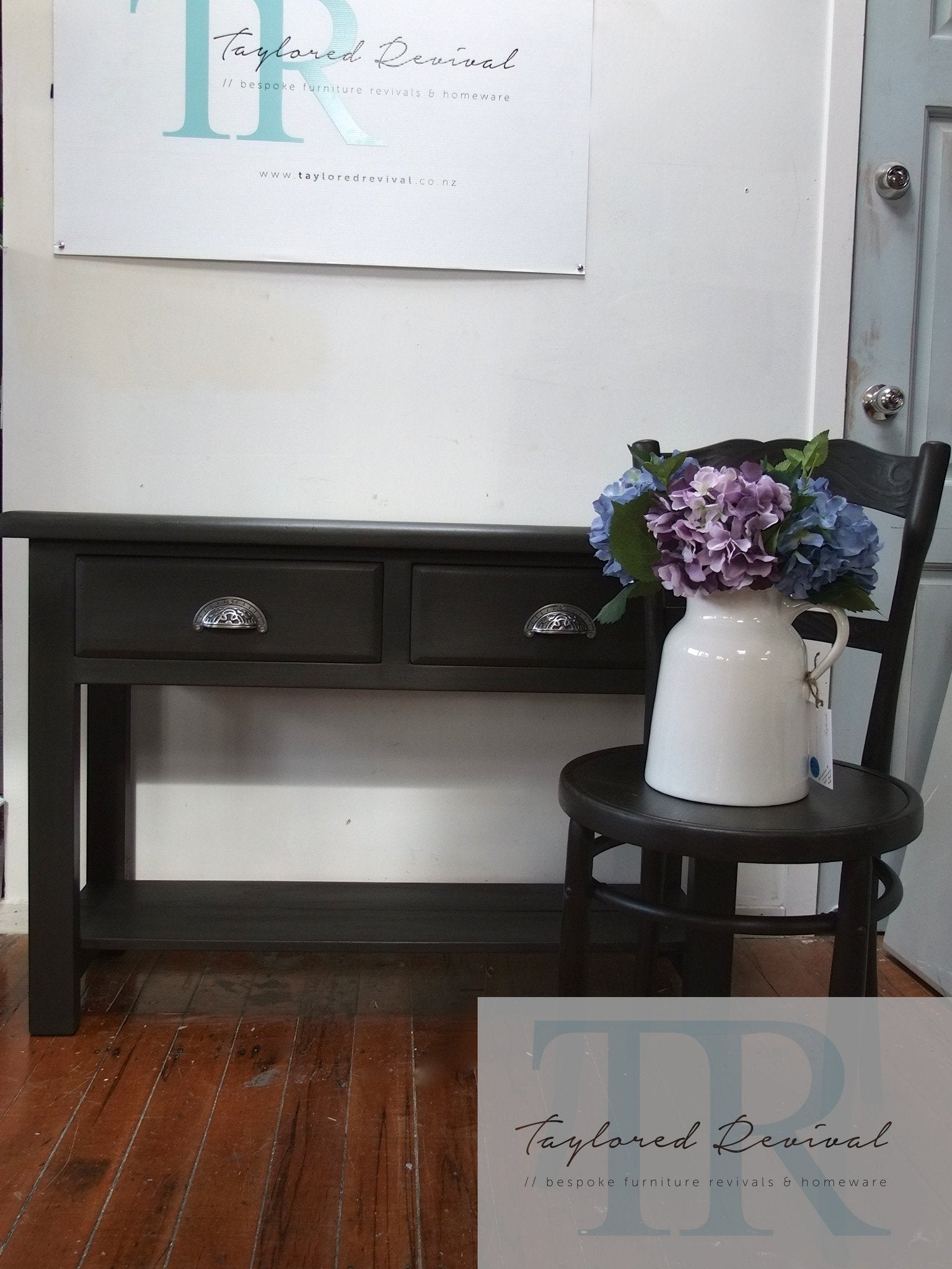 Commissioned Hall table & Bentwood
