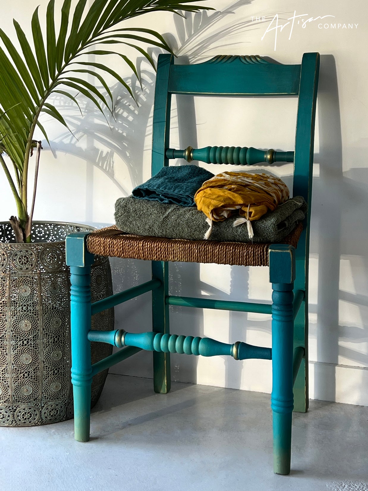 Not For Sale - Blended Artisan Velvet Luxe - Tropical Style Chair