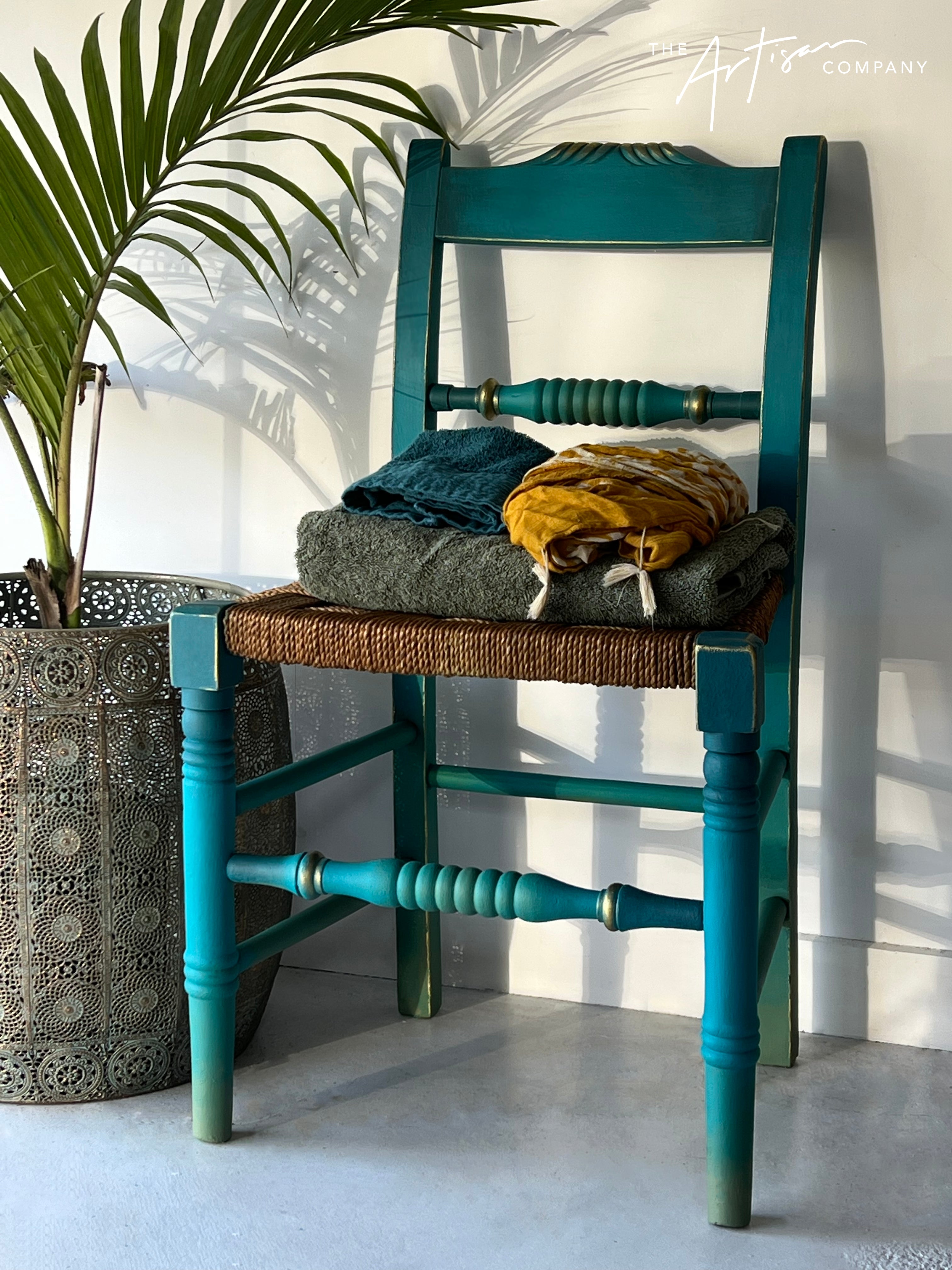 Not For Sale - Blended Artisan Velvet Luxe - Tropical Style Chair