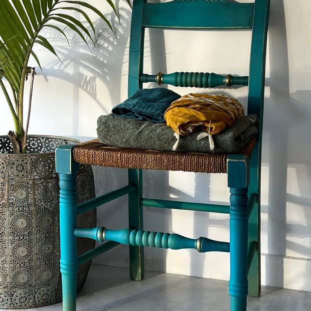 Not For Sale - Blended Artisan Velvet Luxe - Tropical Style Chair