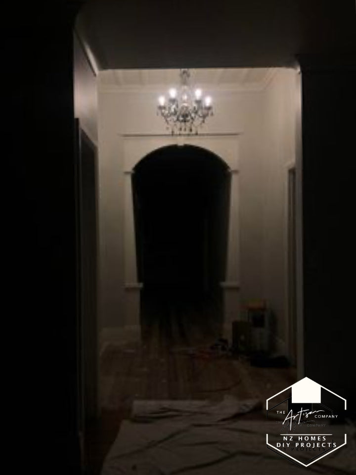 Plastic to Fantastic: Plastic Chandelier to Metallic Beauty by Christine H