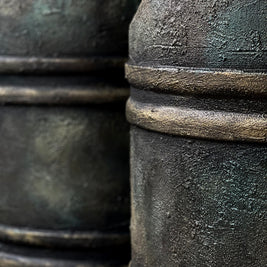 Not For Sale - Plastic Olive Barrel Turned Into A Decorative Stone Outdoor Pot Tutorial