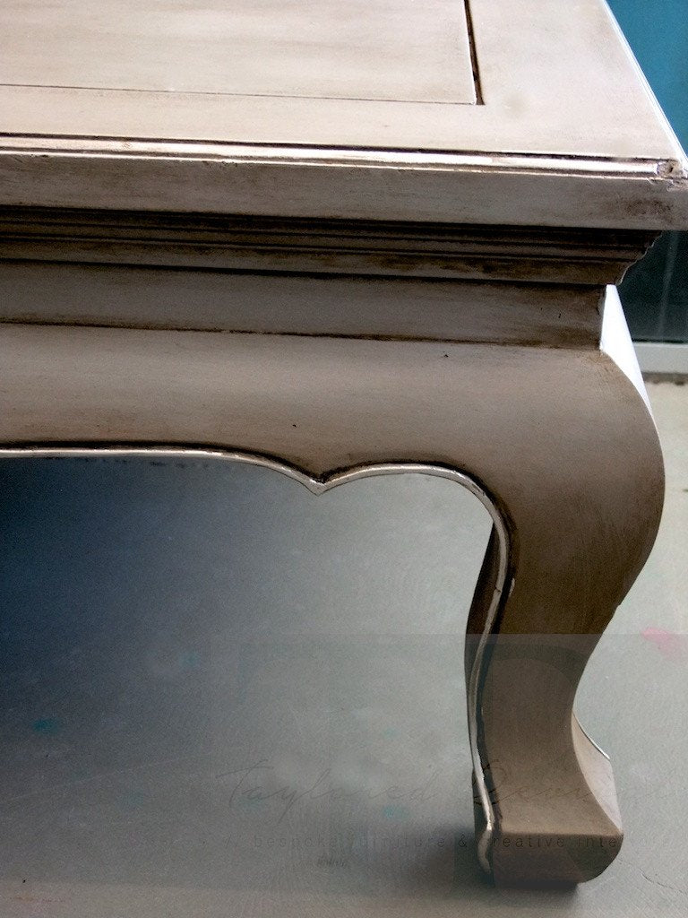 Not For Sale - Commissioned Coffee Table hand painted in Coco