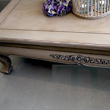 Not For Sale - Commissioned Coffee Table hand painted in Coco