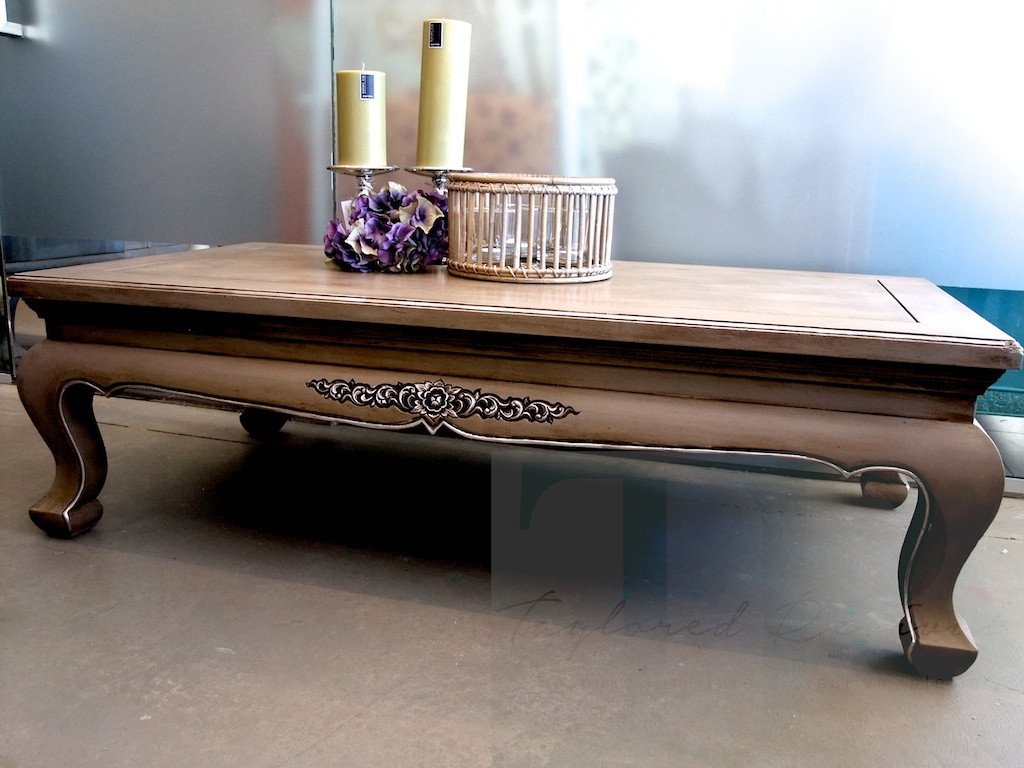 Not For Sale - Commissioned Coffee Table hand painted in Coco