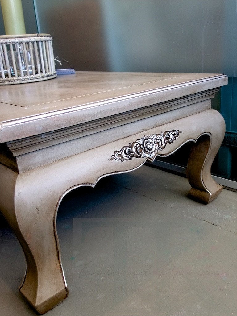 Not For Sale - Commissioned Coffee Table hand painted in Coco