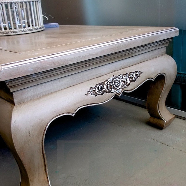 Not For Sale - Commissioned Coffee Table hand painted in Coco