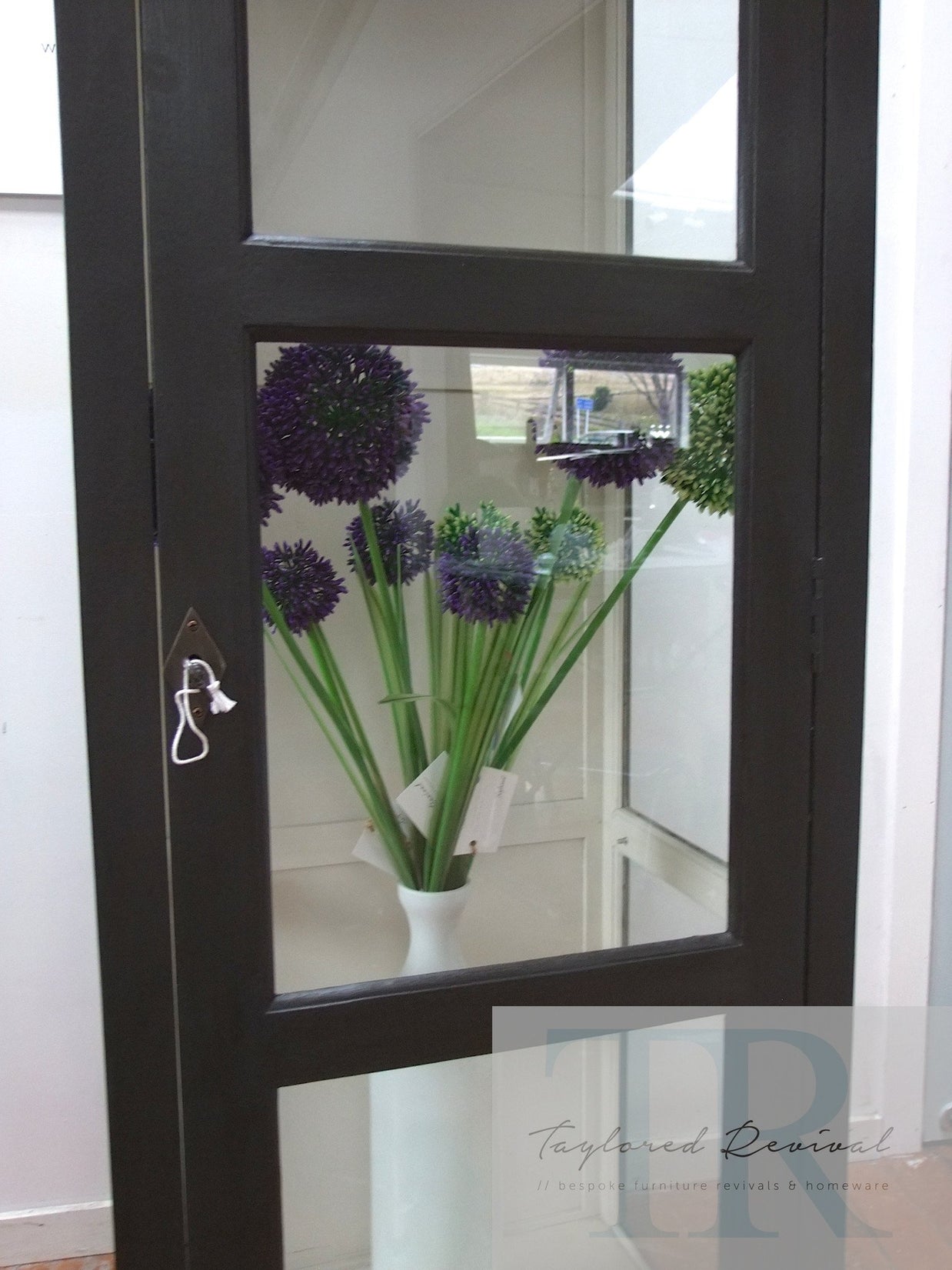 Commissioned glass display cabinet