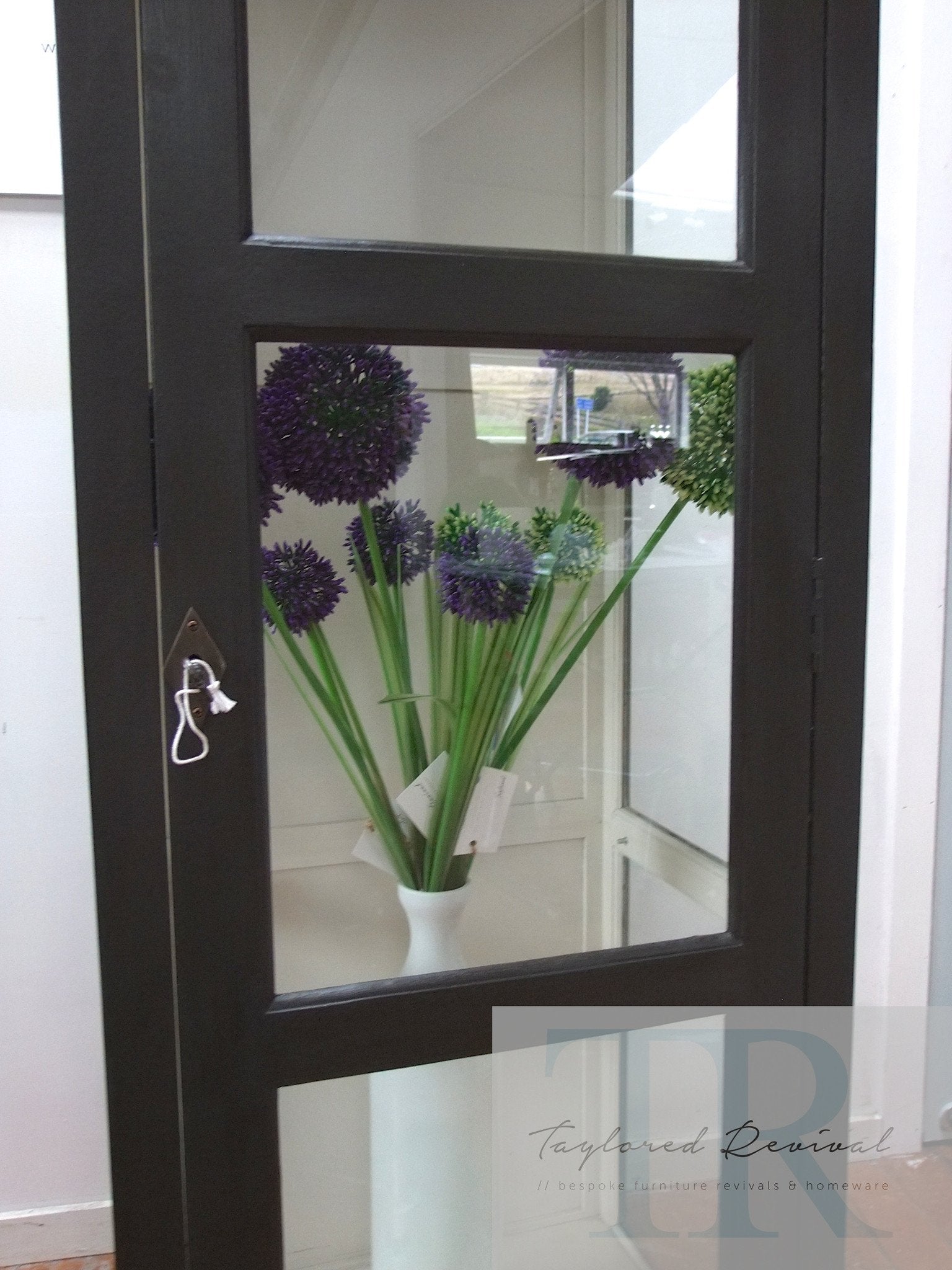 Commissioned glass display cabinet