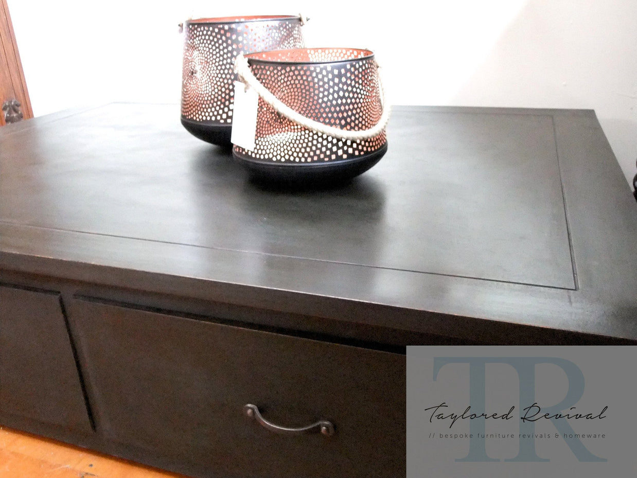 Not For Sale - Commissioned Coffee table in Graphite
