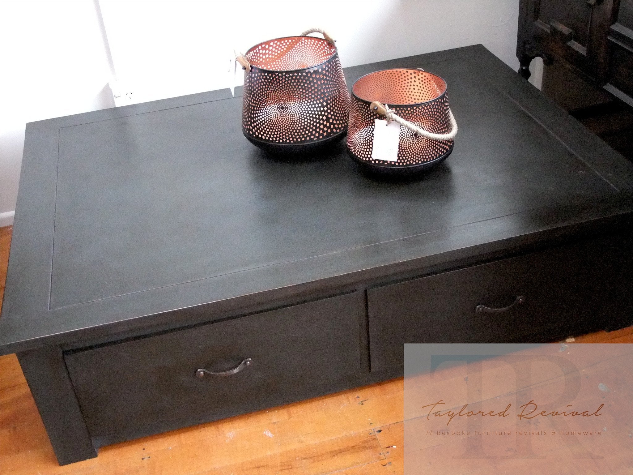 Not For Sale - Commissioned Coffee table in Graphite