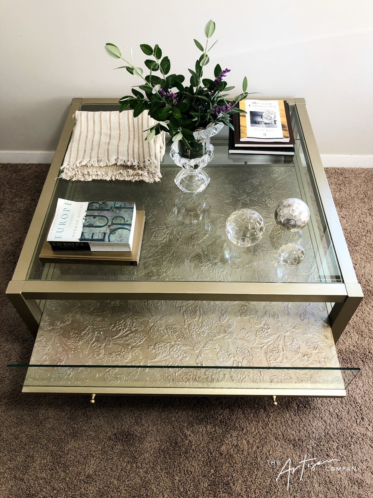 Not For Sale - Coffee Table in Artisan Metallic Alchemy