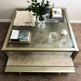 Not For Sale - Coffee Table in Artisan Metallic Alchemy