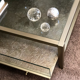 Not For Sale - Coffee Table in Artisan Metallic Alchemy