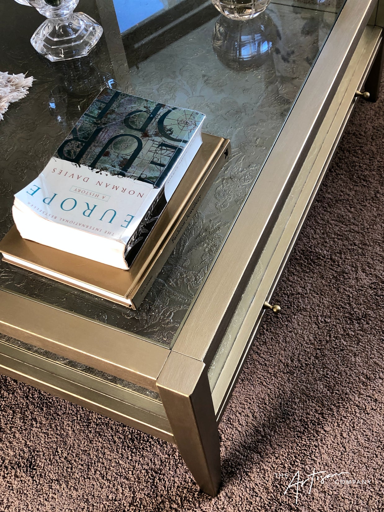 Not For Sale - Coffee Table in Artisan Metallic Alchemy