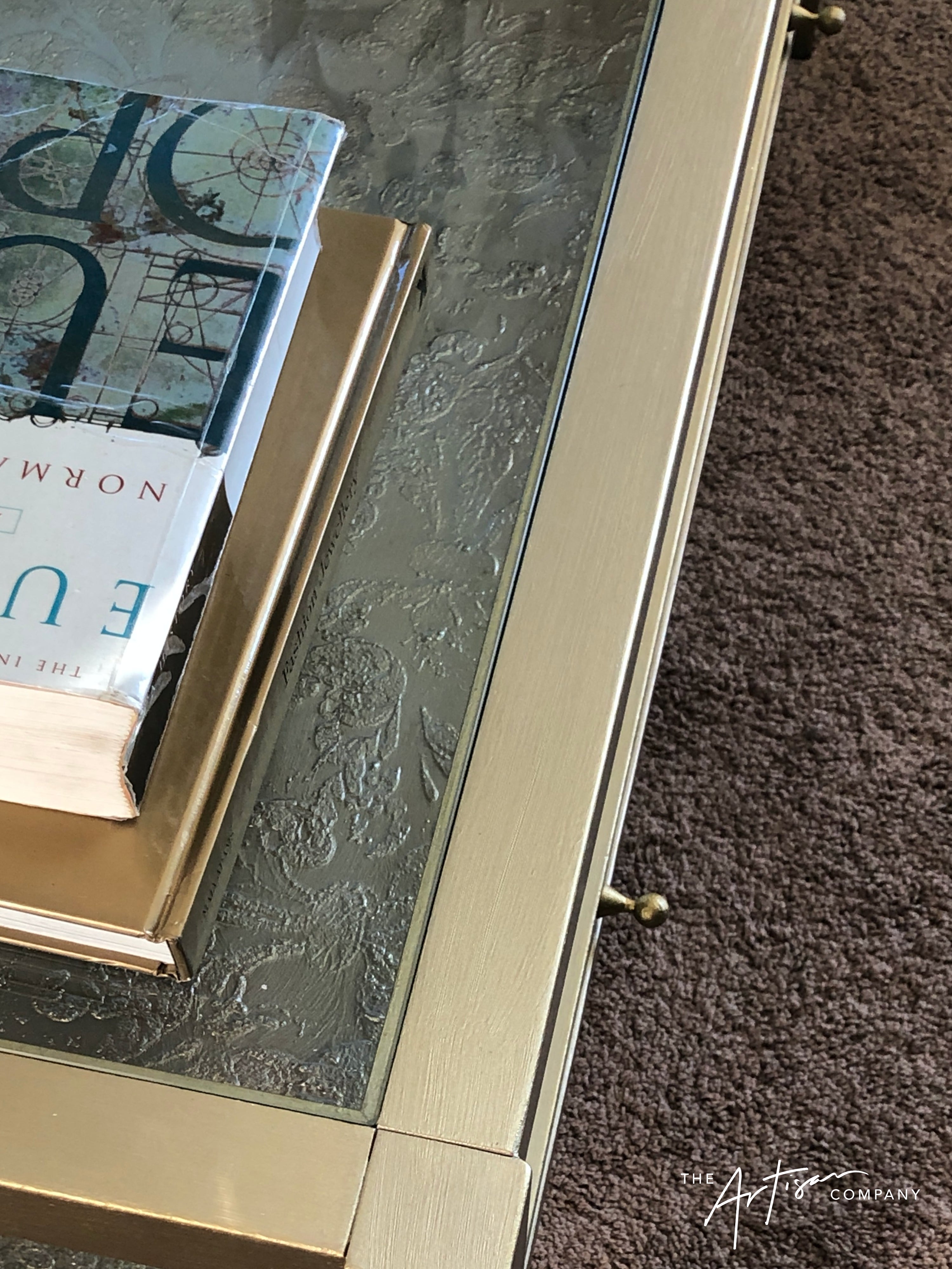 Not For Sale - Coffee Table in Artisan Metallic Alchemy