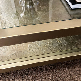 Not For Sale - Coffee Table in Artisan Metallic Alchemy