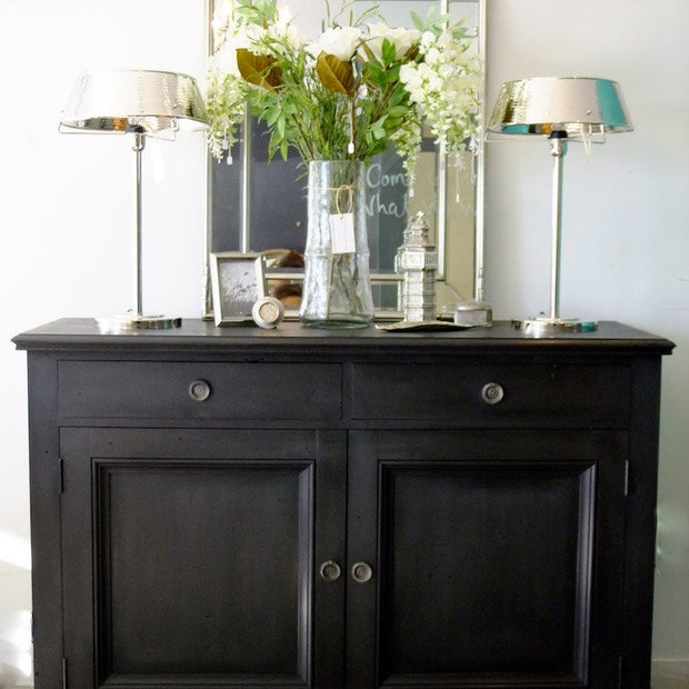Not For Sale - Black Commissioned Sideboard in Graphite with Black Wax.