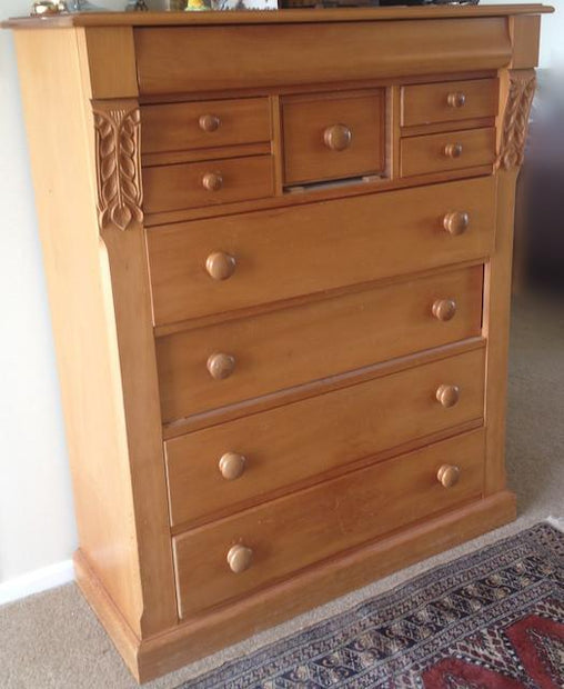 Not For Sale - Commissioned duck egg blue drawers