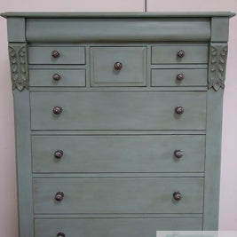 Not For Sale - Commissioned duck egg blue drawers