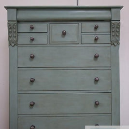 Not For Sale - Commissioned duck egg blue drawers
