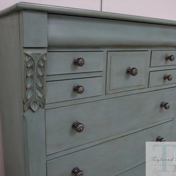 Not For Sale - Commissioned duck egg blue drawers