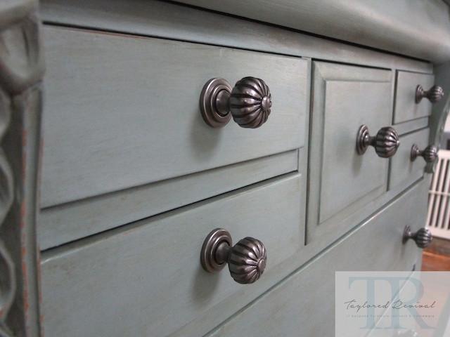 Not For Sale - Commissioned duck egg blue drawers