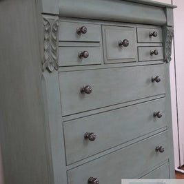 Not For Sale - Commissioned duck egg blue drawers