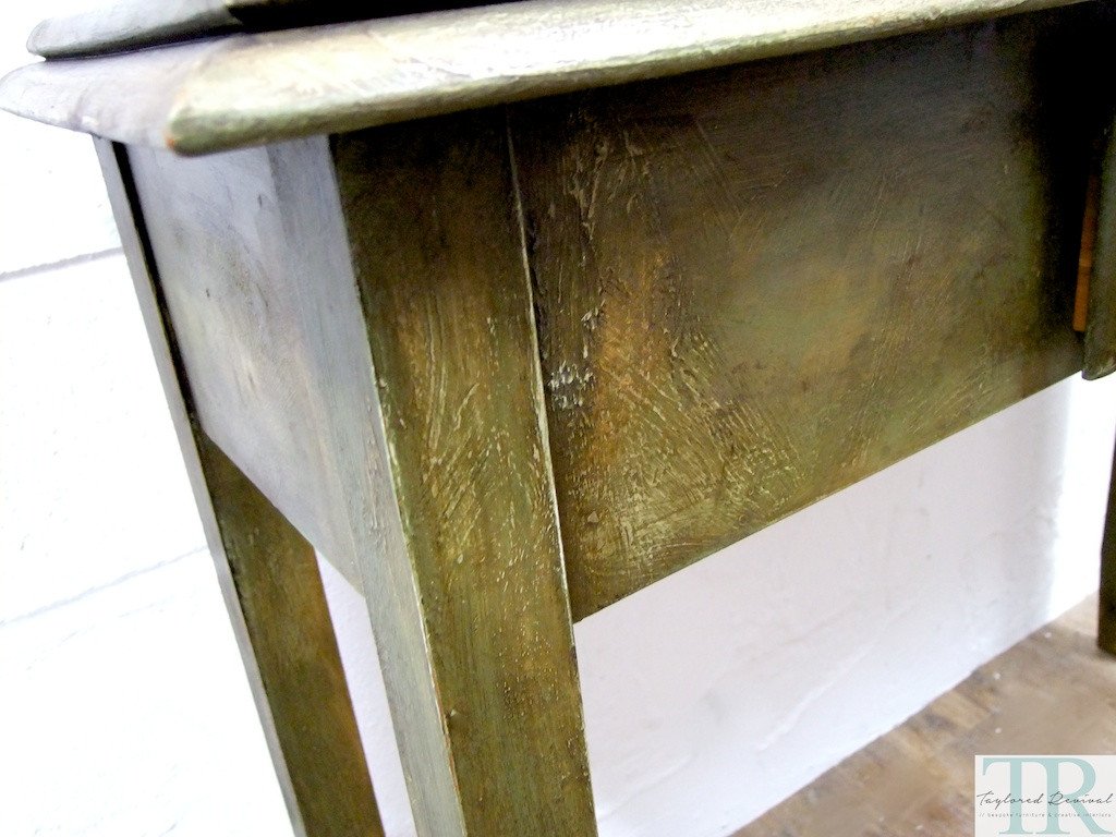 Not For Sale - Commissioned Hall Table in creative bespoke finish